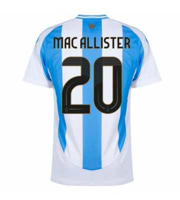 Argentina Alexis Mac Allister #20 Replika Hjemmebanetrøje Copa America 2024 Kortærmet